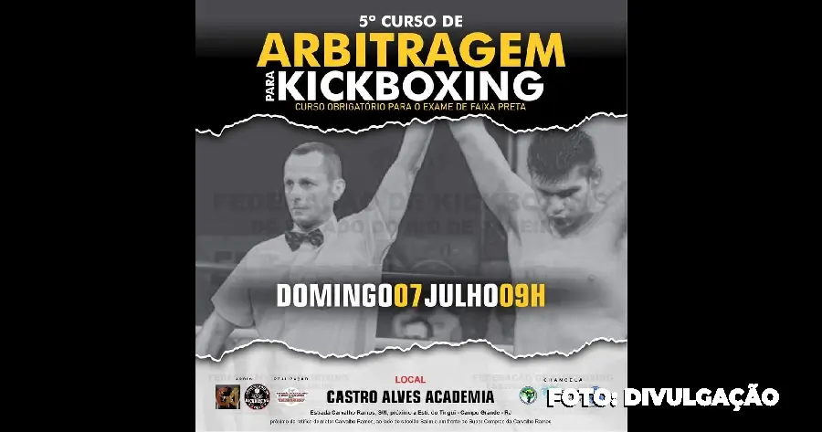 5º CURSO DE ARBITRAGEM PARA KICKBOXING 2024!