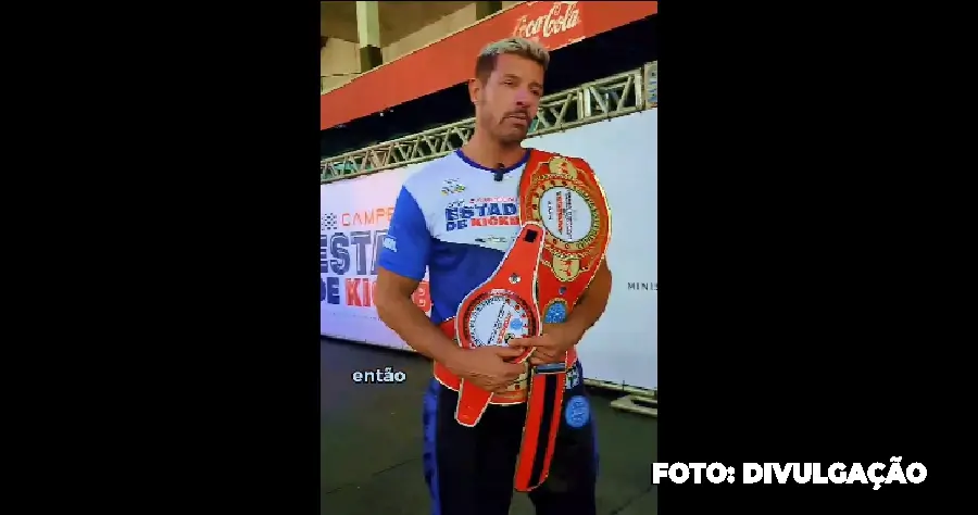 Jean Carlos: fundador da Equipe Anjos de Combate, de Macaé, é Campeão Estadual de Kickboxing e vai disputar o Campeonato Brasileiro, no Espírito Santo