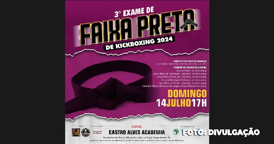 3º EXAME DE FAIXA PRETA DE KICKBOXING 2024