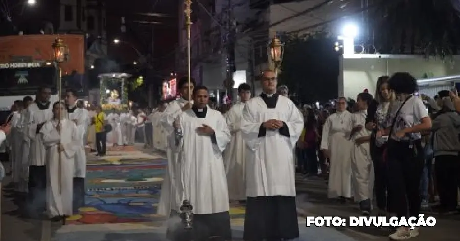 Celebração de Corpus Christi em São Gonçalo Atrai Fiéis de Todo o Estado