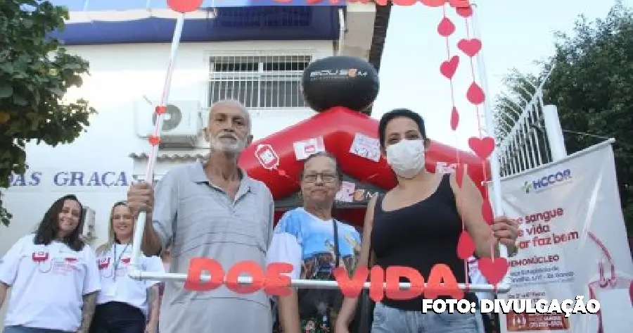 HCCOR faz campanha incentivando doação de sangue