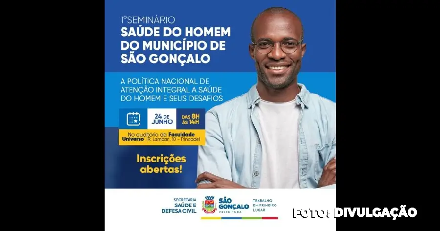 São Gonçalo inscreve para seminário sobre saúde do homem