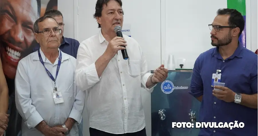 vice-prefeito Sérgio Gevú esteve na inauguração