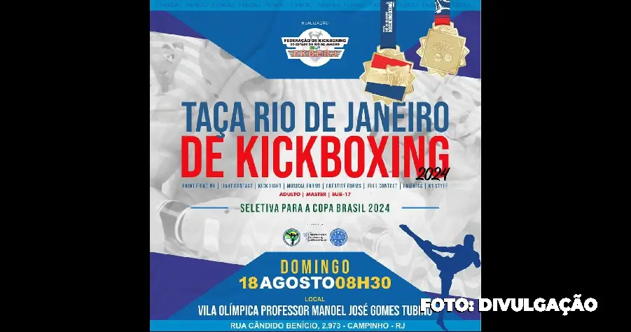 TAÇA RIO DE JANEIRO DE KICKBOXING – Seletiva para a Copa Brasil 2024