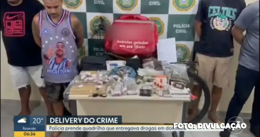 Alcântara em São Gonçalo Quadrilha de Delivery de Drogas é Presa