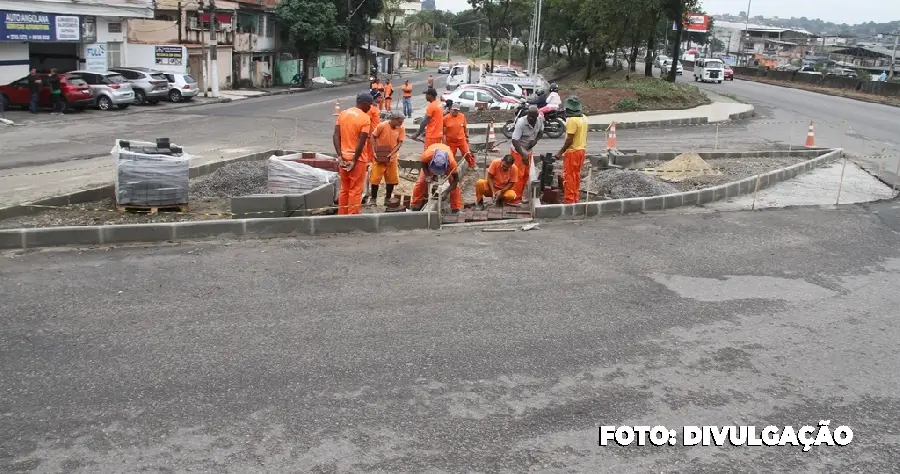 Obras de revitalização no Jardim Alcântara seguem avançando