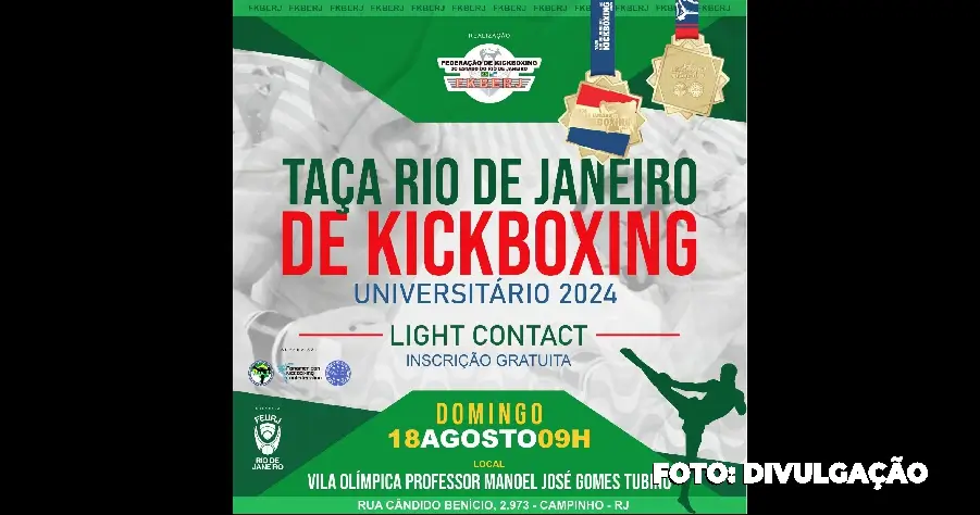 TAÇA RIO DE JANEIRO DE KICKBOXING UNIVERSITÁRIO.