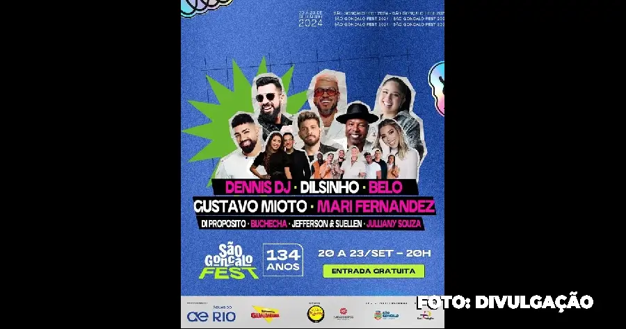 Rádio Mania retorna ao São Gonçalo Fest 2024