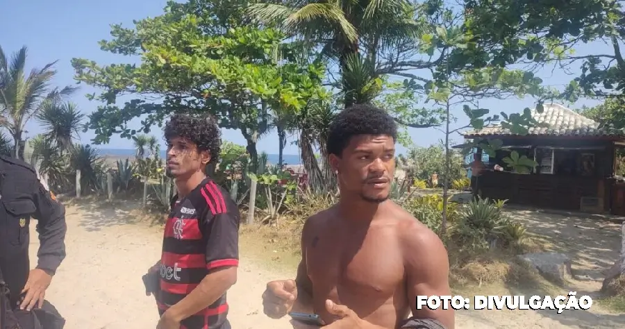 VÍDEO Dupla é presa por pichar a Pedra da Baleia em Piratininga