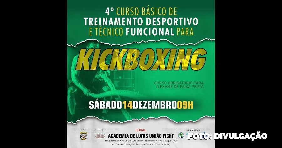 Curso de Treinamento Desportivo para Kickboxing em Ricardo de Albuquerque - RJ 2024