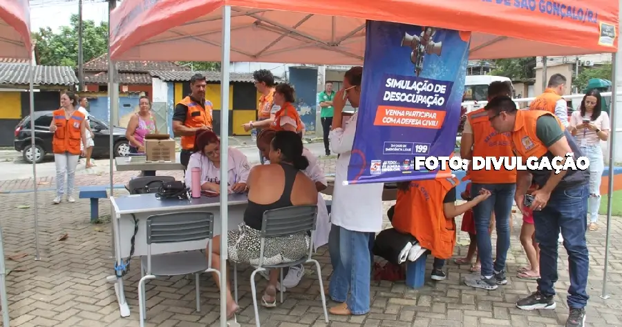 São Gonçalo: Defesa Civil realizará simulado de desocupação em Itaúna neste sábado (26)