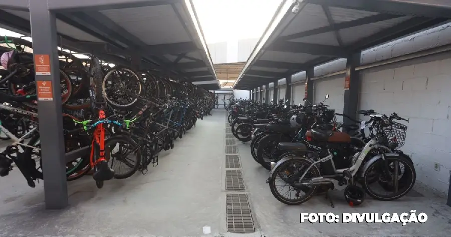 Bicicletário Arariboia ampliado com novas vagas e recarga elétrica