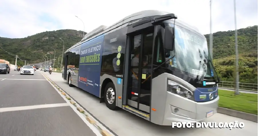 Ônibus elétrico em Niterói - Transporte sustentável