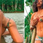 Gaby Amarantos desafia padrões com fotos de topless na Amazônia