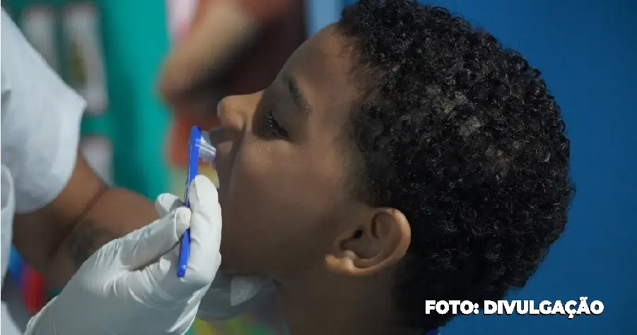 Ação social do Programa Saúde na Escola no Ciep 125 em São Gonçalo