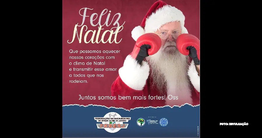 Mensagem de Natal FKBERJ com agradecimento e votos de esperança para 2024