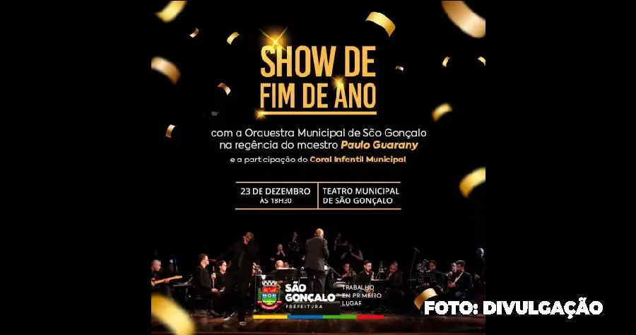 Orquestra Municipal de São Gonçalo se apresenta em show natalino gratuito