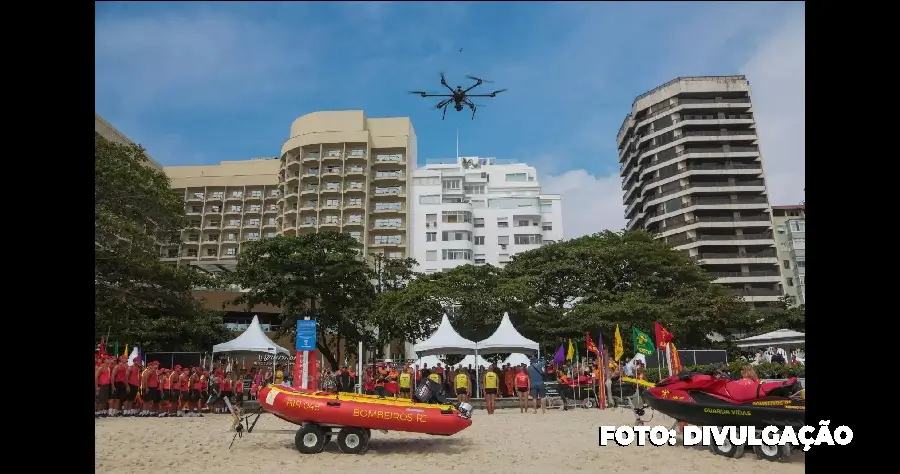 Operação do Corpo de Bombeiros no Réveillon do Rio de Janeiro