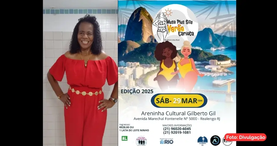 Concurso Musa Plus Size Verão Carioca 2025: Ana Cláudia Representa São Gonçalo