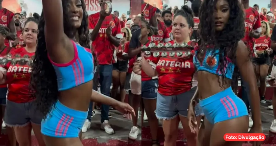 Erika Januza, rainha de bateria, ensaio da Viradouro, Carnaval 2025, Malunguinho