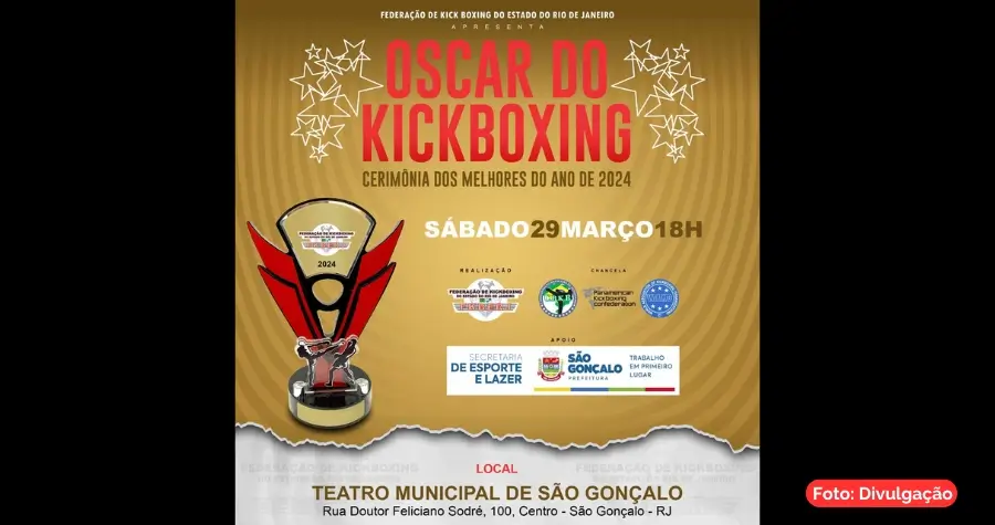 Atletas premiados no Oscar do Kickboxing 2024