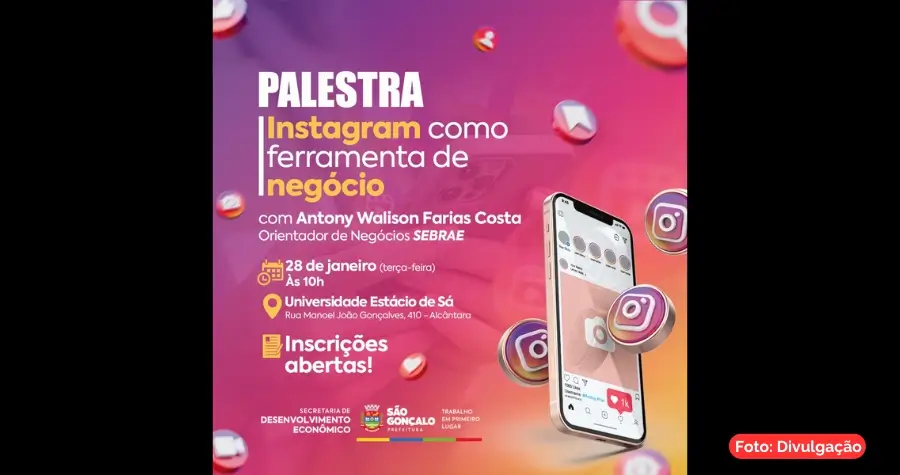 Instagram como Ferramenta de Negócio: Palestra Gratuita em São Gonçalo