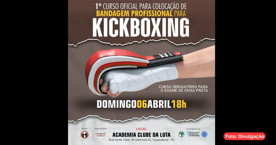 1º Curso Oficial para Colocação de Bandagem Profissional de Kickboxing 2025