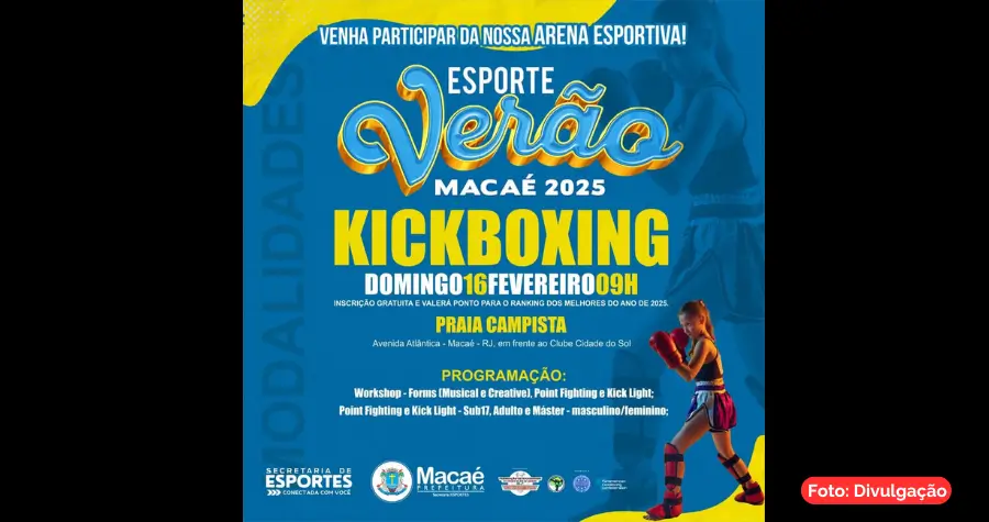 Esporte Verão Kickboxing Macaé 2025 - Tudo o Que Você Precisa Saber