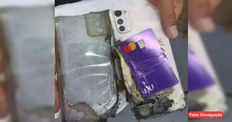 Celular explode no bolso de jovem enquanto fazia compras em Anápolis, Goiás