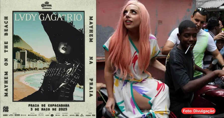 Lady Gaga confirma show na Praia de Copacabana em maio de 2025