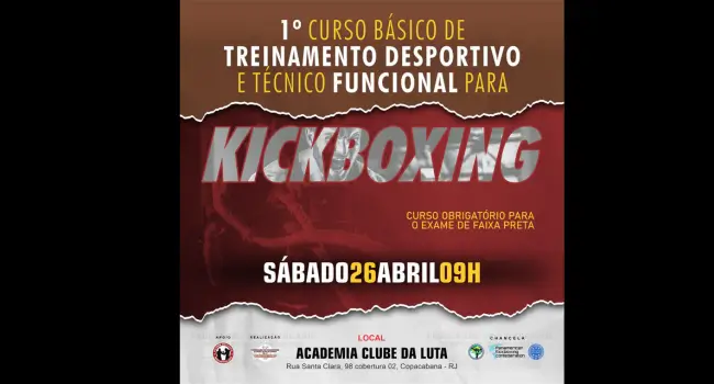 Treinamento funcional e técnico de Kickboxing no Rio de Janeiro