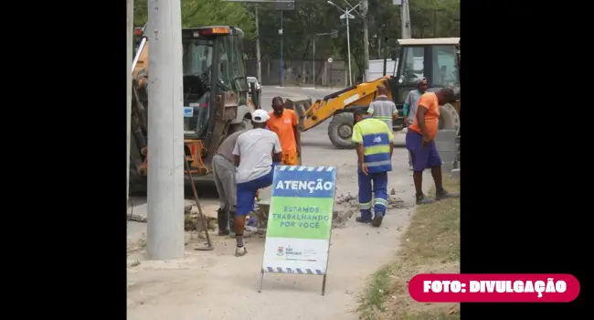 Obra de revitalização urbana em São Gonçalo melhora acessibilidade no Colubandê